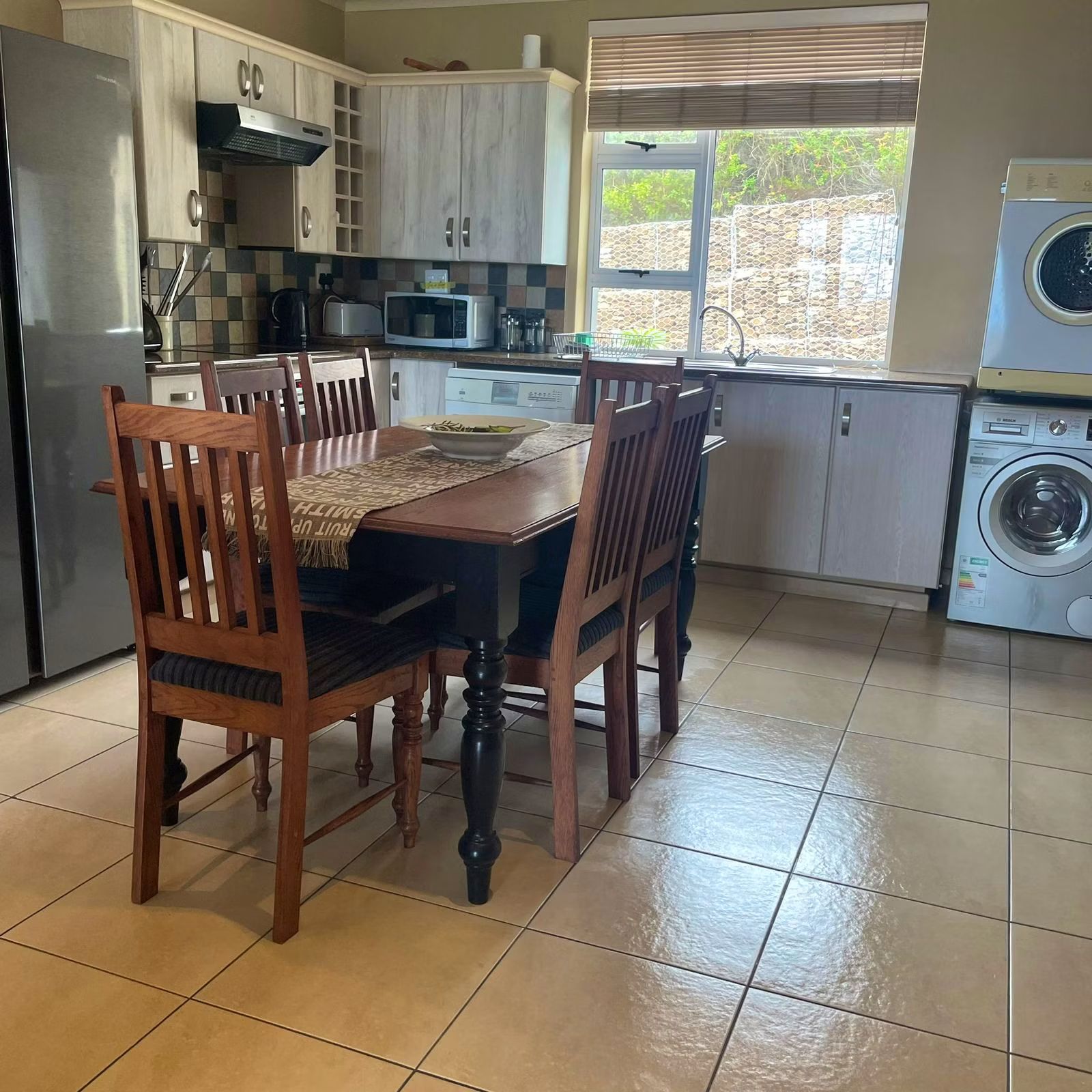 Kitchen and dining area